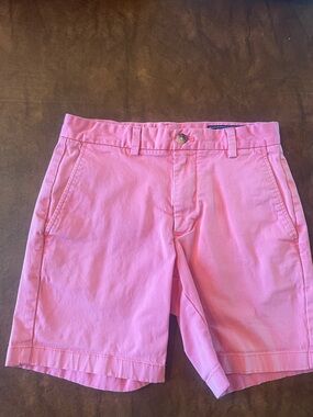 Vineyard Vines Pink Men’s Flat Front Shorts